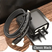 5pcs Charger Protector Cases, Practical Dust-Proof Silicone Anti-Breaking Bend Cable Charging Protector Suits Compatible With Apple 18W & 20W Series, Silicone Charger Cover Cable Protector