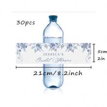 30 miếng dán nhãn chai nước tùy chỉnh tự dính kẹo bọc trang trí tiệc cô dâu văn bản cá nhân, đồ dùng thiết yếu cho đám cưới, không khí ấm áp, nhà cửa & sinh hoạt, đồ thủ công đám cưới tùy chỉnh - Nhiều màu - Xem 14