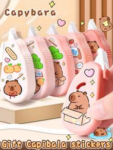 Bộ 5 chiếc/bộ dây thắt lưng chỉnh sửa màu gradient mini, đồ dùng văn phòng phẩm dễ thương và di động, băng xóa trắng đa năng đơn giản cho văn phòng, trường học, nhãn dán hoạt hình tự làm miễn phí8 - Một cỡ - Xem 2