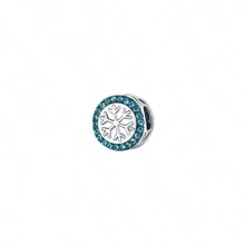 1pc Christmas Snowflake Series Beaded Pendant, Suitable For DIY Bracelet Jewelry, Christmas Surprise Gift - Christmas - View 7