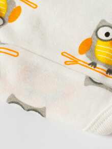 6 chiếc quần lót liền mạch in hình mèo và cú cho bé gái - Nhiều màu - Xem 7