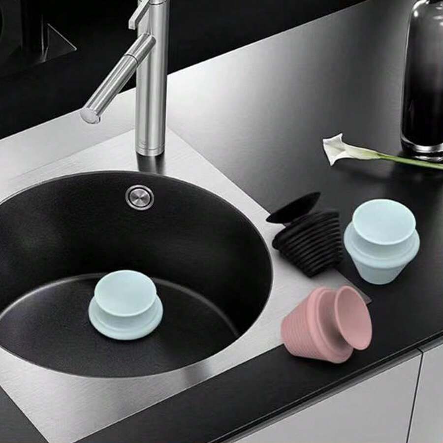 1pc Handwashing Sink Clogged With Silicone Anti Odor And Anti Reverse
