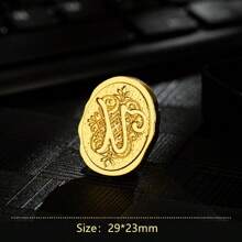 1 Pc Wax Sealing Stamp Head Special Shape Retro Cute Girl DIY Birthday Card Gift Creative Accessories Back To School,Back To School,School Supplies - Yellow - View 42