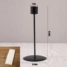 1pc Nordic Style Luxury Standing Retro Metal Candle Holder For Party, Wedding Decor, Romantic Dinner Atmosphere Set, Table Centerpiece