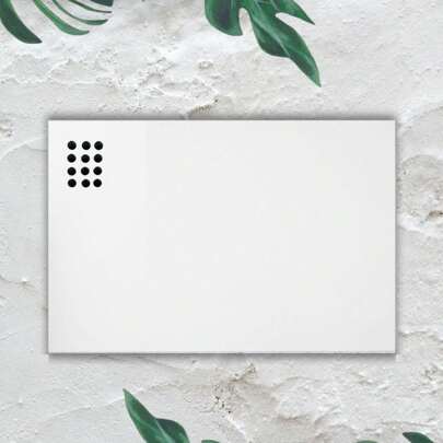 Quadro Parede De Metal Branco 50x80 Cm + Caneta Apagador E 12 Imãs Ideal para Fotos e Escrita, Acompanha suporte sem futros