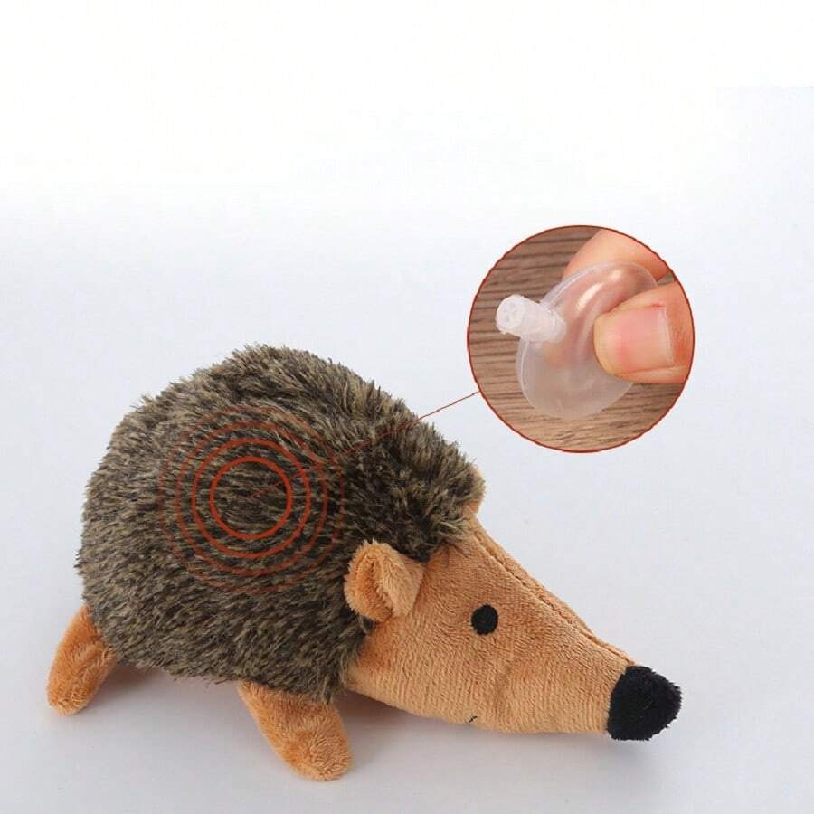 Plush Hedgehog Shaped Chew Resistant Washable Pet Dog Toy SHEIN USA