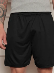 Kit 3 Shorts Bermuda Double Short 2x1 Compression Hidden Pocket Gym Training Dry Fit Cycling Running Thermal - 藏蓝色 - 查看 5