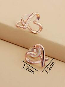 Heart Decor Ear Cuffs Valentines