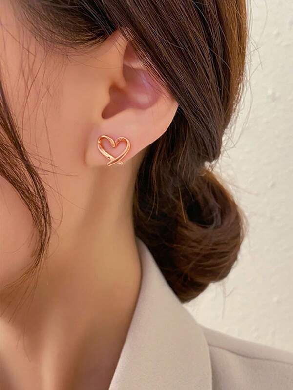 Heart Decor Ear Cuffs Valentines