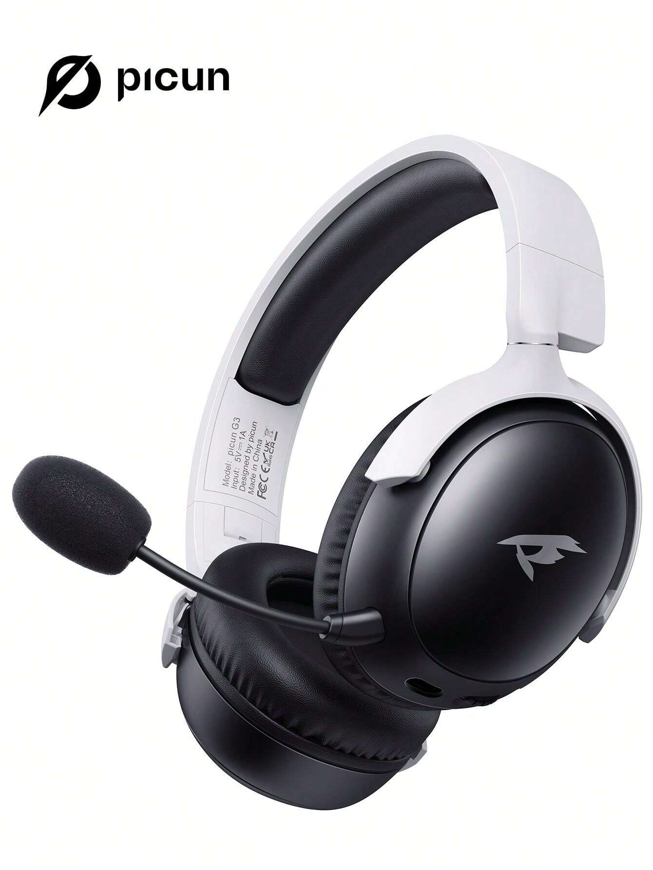 Picun Picun G3 Wireless Gaming Headphones,Low Latency Headphones With