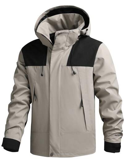 Men's Outdoor Sports Windproof Waterproof Jacket, Suitable For Spring And Autumn