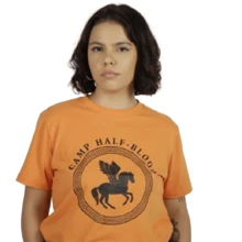 Camp Half-Blood 100% Cotton T-Shirt - 橘色 - 查看 2