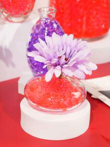 60,000 颗透明水凝胶珠用于花瓶填充，红色凝胶水珍珠用于漂浮珠子珍珠蜡烛、婚礼中心装饰、新娘送礼会、圣诞节、周年纪念日和节日装饰