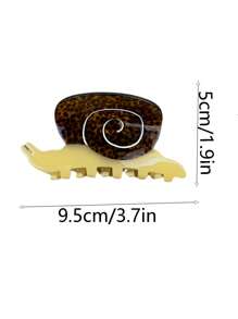 1pc Korean Unique Acrylic Snail Claw Hair Clip, Creative Sun Star Hair Claw For Back Of Head Hair Accessory Hair Clips Hair Jaw Clip Hair Clamps Hair Clutch Hair Catcher Clip