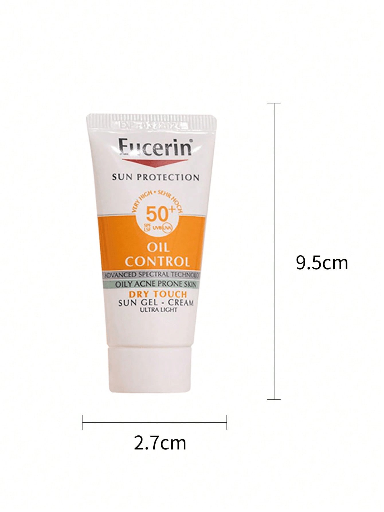 Eucerin 50ml Face Oil Control Sunscreen, Matte Finish Sunscreen Lotion