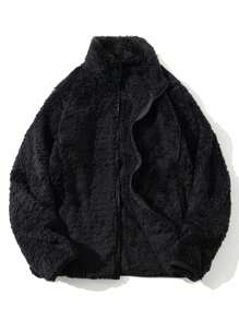 Men's Thickened Jacket, Versatile Outerwear For Autumn/Winter