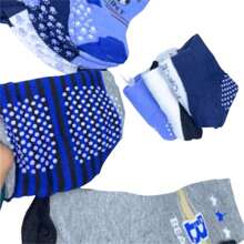 Kit 12 Pairs Of Printed Non-Slip Socks For Boys / 2 To 4 Years Old / 6 To 8 Years Old - 彩色 - 查看 2