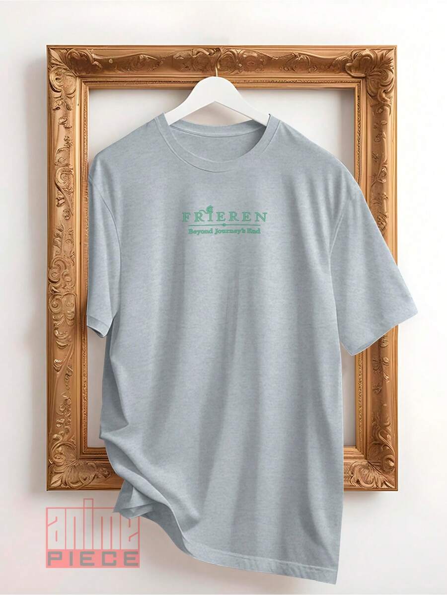 Frieren The Elfref-006 Anime Shirt - Grey - View 1