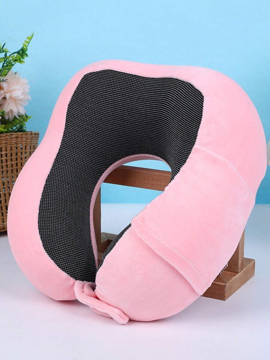 Removable UShape Neck Pillow, Memory Foam Neck Support Pillow For