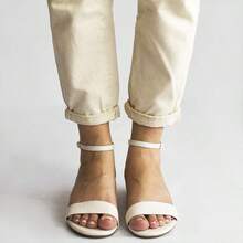 ZATTA Laís Basic Low Heel Sandal - 白色 - 查看 3
