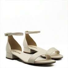 ZATTA Laís Basic Low Heel Sandal - 白色 - 查看 4