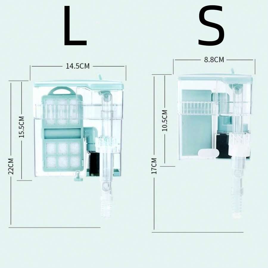 3In1 Aquarium Filter Waterfall Pump HangOn Back Filter Circulation Water Purifying Device