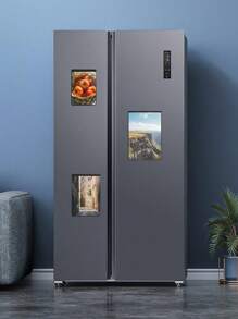 1pc Transparent Multi-Size Photo Magnetic Frame, Photo Magnetic Bag Photo Storage Bag, Transparent Magnetic Photo Frame, Fridge Magnetic Photo Frame