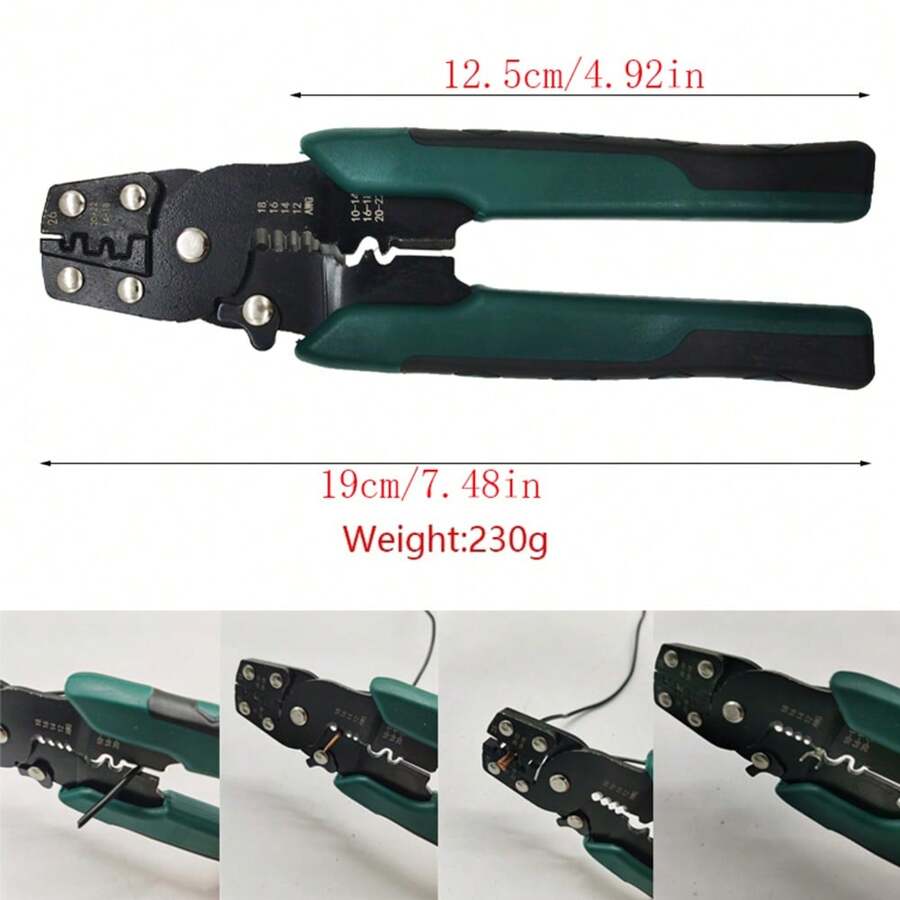 MultiFunction Mini Electric Terminal Crimping Pliers With Wire