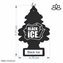 Kit 10 Units Car Scent Air Freshener MINI Pine Tree Essence For Ambiete - SMELL Premium - màu đen - Xem 2