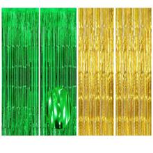 1 件 1MX2M 派对背景 金属箔 流苏 金属窗帘 生日 婚礼 单身女性周年纪念装饰 成人雨丝窗帘 生日派对背景墙装饰 流苏闪亮铝膜墙帘 圣诞节 - 1pc - 查看 38