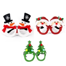 1/3/4/6 PCS Christmas Decorations, Christmas Glasses, Party Decorations, Christmas Products, Snowman Deer Antler Eyeglass Frames