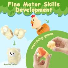 10 件农场动物恐龙玩具计数配对精细动作玩具配对游戏学习套装圣诞节生日复活节礼物