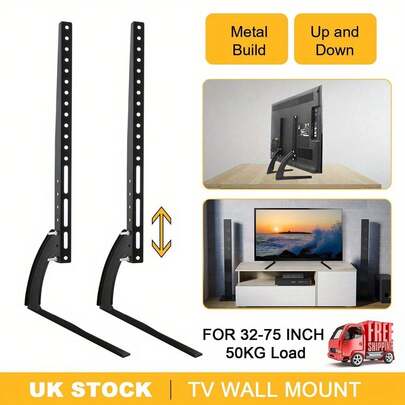Universal TV Stand Base Bracket Mount Desktop Table Top For 32-70inch Samsung