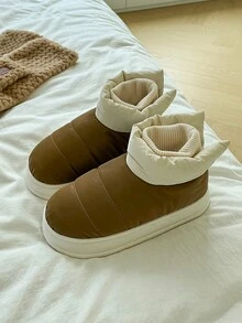 Giày thể thao ngoài trời cỡ lớn mới về mùa đông cho nam, Giày đi tuyết màu cà phê có hỗ trợ mắt cá chân cho nam, Giày đi tuyết cổ cao, Giày đế bánh mì, Tất, Dép đi trong nhà, Dép đi trong nhà cách nhiệt chống thấm nước bằng lông vũ, Dép đế dày dễ thương, Dép lông, Dép đi trong nhà bằng vải nhung cho nữ, Dép giữ nhiệt, Dép đi trong nhà ấm áp đế dày cho cả nam và nữ, Dép lông cho cặp đôi, Giày lười ấm áp phổ biến cho nam và bé trai - Màu Khaki - Xem 2
