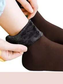 5 Pairs Unisex Warm Mid-Calf Socks For Winter - Multicolor - View 4