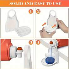 1/2 件洗衣粉杯架、洗衣粉滴漏收集器、织物柔顺剂分配器、洗衣收纳夹、洗衣房收纳用品、家庭收纳和存储用品 - 多色 - 查看 7