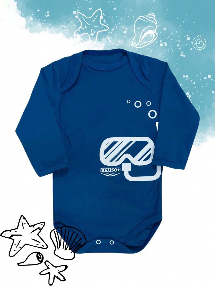 BABY BODYSUIT UV50+ PROTECTION - Blue - View 1