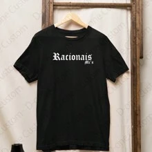 Shirt T-Shirt Lyrics Music Jesus Cried Complete Rap Hip Hop Mano  Female Streetwear - màu đen - Xem 3