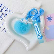 毛绒钥匙扣：1 个  大毛绒球卡通汽车钥匙扣、1 个  可爱娃娃小礼物配件、1 个  创意背包吊坠、1 个  动漫多功能挂饰 - 彩色 - 查看 6