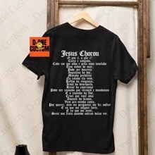 Shirt T-Shirt Lyrics Music Jesus Cried Complete Rap Hip Hop Mano  Female Streetwear - màu đen - Xem 2