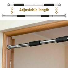 Pull Up Chin Up Bar Doorway Upper Body Abs Gym Fitness Training Strength - Silver - View 6