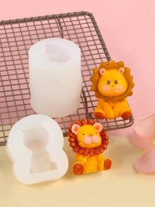 1pc Silicone Mold For Making Elephant Shaped Candles, Suitable For Candle, Resin, Wax Melts, Handmade Soap, Home Decor And Crafts - White - View 5