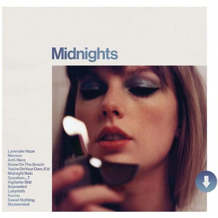 Taylor Swift - Midnights (Moonstone Blue Edition)  [COMPACT DISCS] Explicit - 彩色 - 查看 1