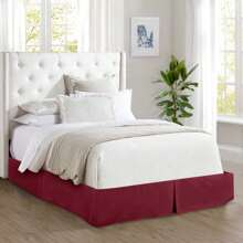 Mocassi 1-Piece Bed Skirt, Quality Design And Expertly Tailored, Luxury 1500 Series Wrinkle & Fade Resistant Egyptian Quality.