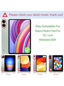 POP SHOPE Transparent Rugged Tablet Case For  Mi Pad PRO 12.1 Inch 2024 - 無色 - 查看 2