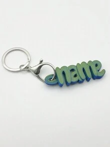 1pc Customized 3D Printed Personalized Plastic Keychain With Custom Name, 3D Name Tag For Backpack, Bag Charm, Alphabet Pendant Keychain, For School Bag, Boys, Girls, Kids Loss Prevention Keychain, Personalized Bag Pendant, Name Owner Keychain, Family Gathering Anti-Lost Accessory, Creative Anti-Lost Decoration, School Office Commute, Spring Summer Winter Autumnback To School Winter Gift Ideas Boy Girl Valentine's Day - Customized Colors - View 18