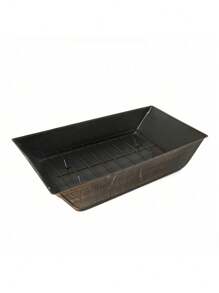 37-Inch Rectangular Metal Outdoor Wood Burning Fireplace - Outdoor Fireplace With Built-In Log Storage And Poker-Brushed Bronze,Log Burner Fire Pit For Patio Garden And Backyard,Nestify
