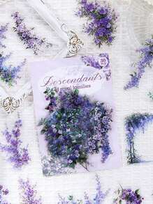 30 张/包复古植物枝花贴纸适用于垃圾日记本 DIY 剪贴簿拼贴相册创意文具工艺贴纸