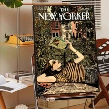1 件纽约客杂志复古海报印刷品印刷品艺术品无框装饰画 - 彩色 - 查看 3