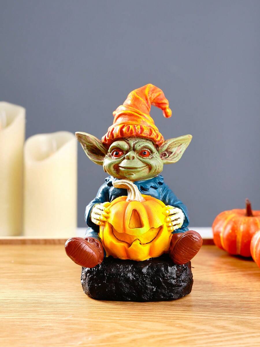 1pc Creative Gnome Dwarf Decorative Figurine, 5.5 Inch HandPainted